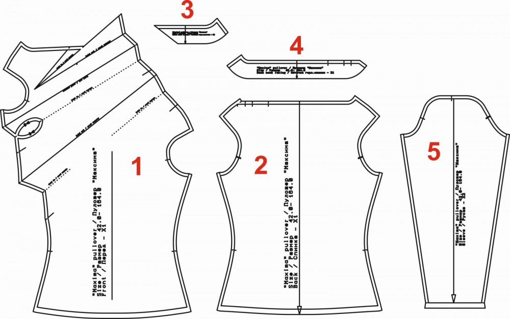 Пуловер «Максима». Инструкция по пошиву фото