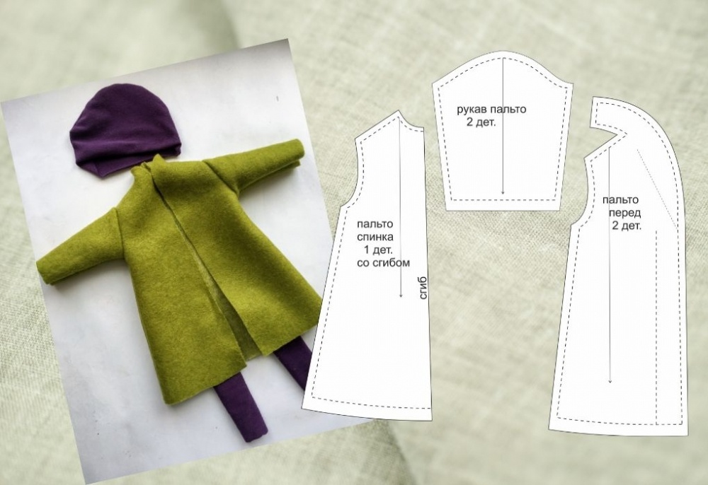 Как сшить куклу Стешу и комплект одежды для нее фото