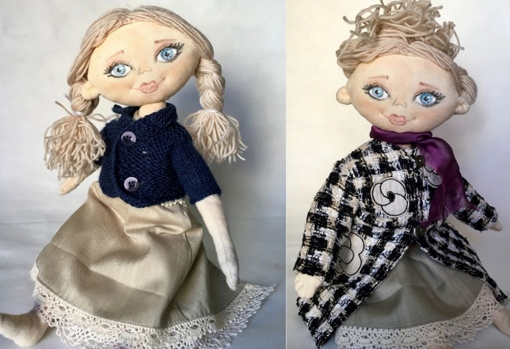 Как сшить куклу Стешу и комплект одежды для нее фото
