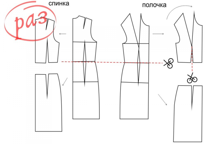 Выкройка пляжного сарафана на раз-два-три! фото