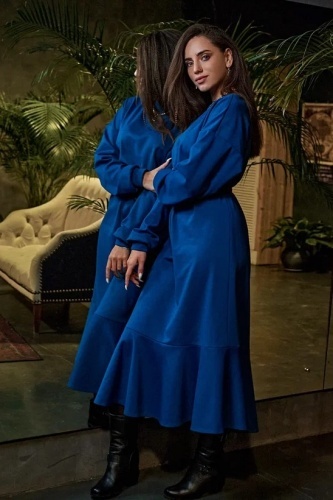 Платье трикотажное «Виктория». Инструкция по пошиву фото