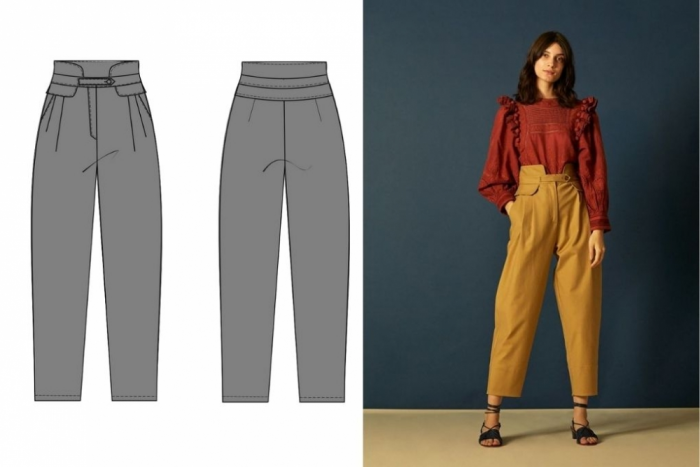 Высокая талия в поясных изделиях. Идеи, моделирование фото