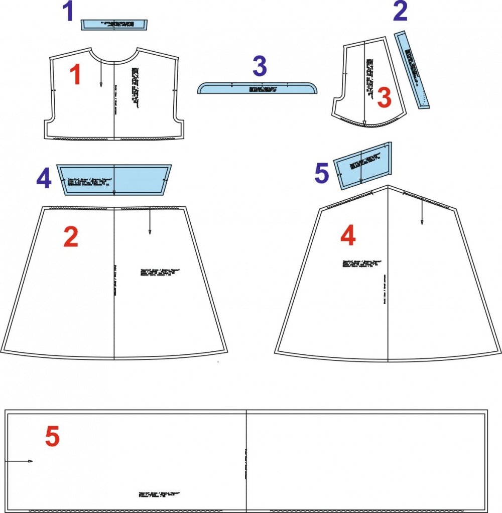 Платье «Амели». Инструкция по пошиву и печати выкроек фото
