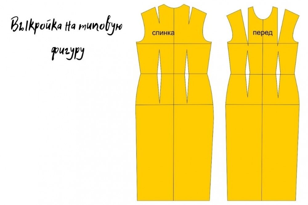 Корректировка выкройки при короткой спинке и большой груди фото