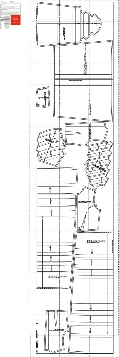 Платье «Белль». Инструкция по пошиву и печати выкроек фото