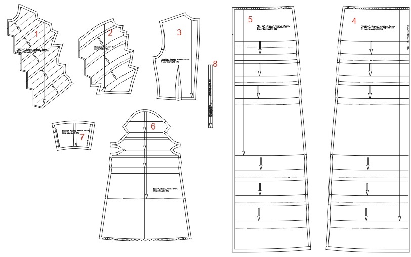 Платье «Белль». Инструкция по пошиву и печати выкроек фото