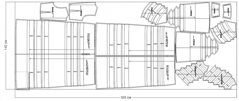 Платье «Белль». Инструкция по пошиву и печати выкроек фото