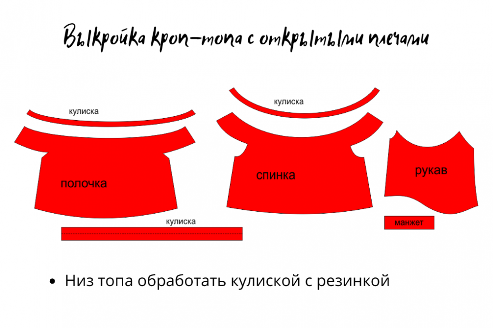 Как сшить короткий топ своими руками фото