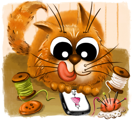 Швейный квест кота Шьюна фото