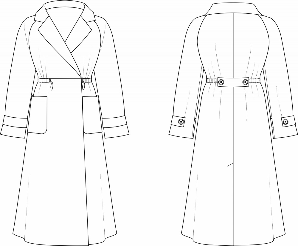 Женское пальто «Шерги». Фото мастер-класс по пошиву фото