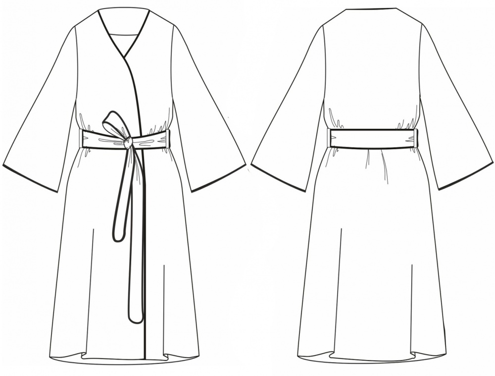 Как сшить халат. Хюгге коллекция «Ульяна». Фото мастер-класс фото