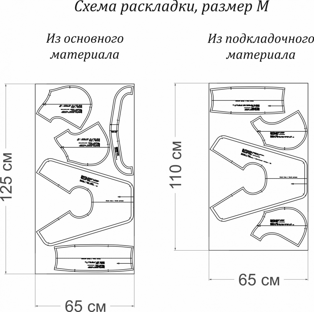 Выкройка капора. Хюгге коллекция «Ульяна» фото