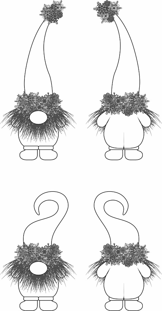 Как сшить новогоднего гнома. Фото мастер-класс фото