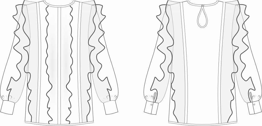 Как сшить блузу. Романтическая коллекция «Ассоль». Фото-мастер-класс фото