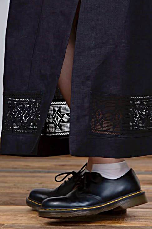 Работа с мерным кружевом фото