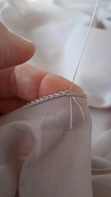 Работа с мерным кружевом фото