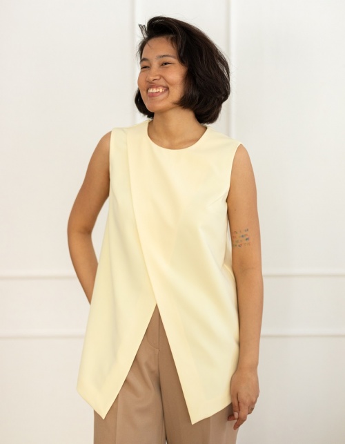 Выкройка жилета. Оригами коллекция «Акира» фото