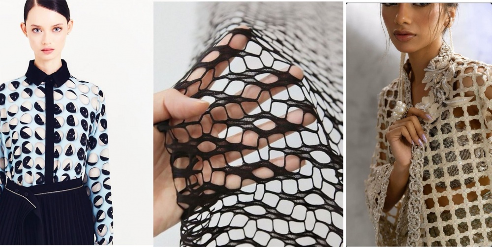 Русский ажур: гильоширование или выжигание на ткани фото