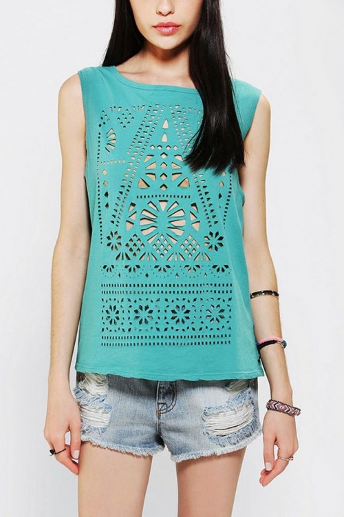 Русский ажур: гильоширование или выжигание на ткани фото