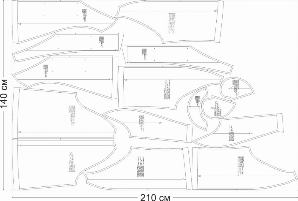 Купить выкройку Выкройка жакета. Коллекция с котиками «Миу» онлайн фото