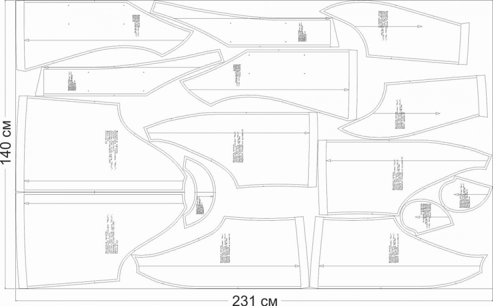 Купить выкройку Выкройка жакета. Коллекция с котиками «Миу» онлайн фото