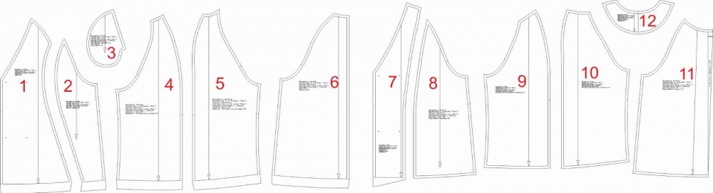 Купить выкройку Выкройка жакета. Коллекция с котиками «Миу» онлайн фото