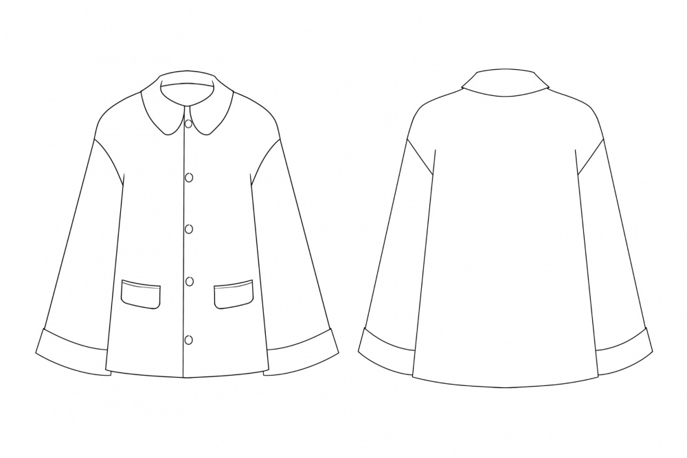 Как сшить пижамную рубашку. Коллекция с котиками «Миу». Фото-мастер-класс фото