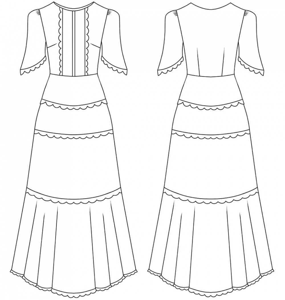 Как сшить платье из шитья. Беззаботная коллекция «Лиза». Фото-мастер-класс фото