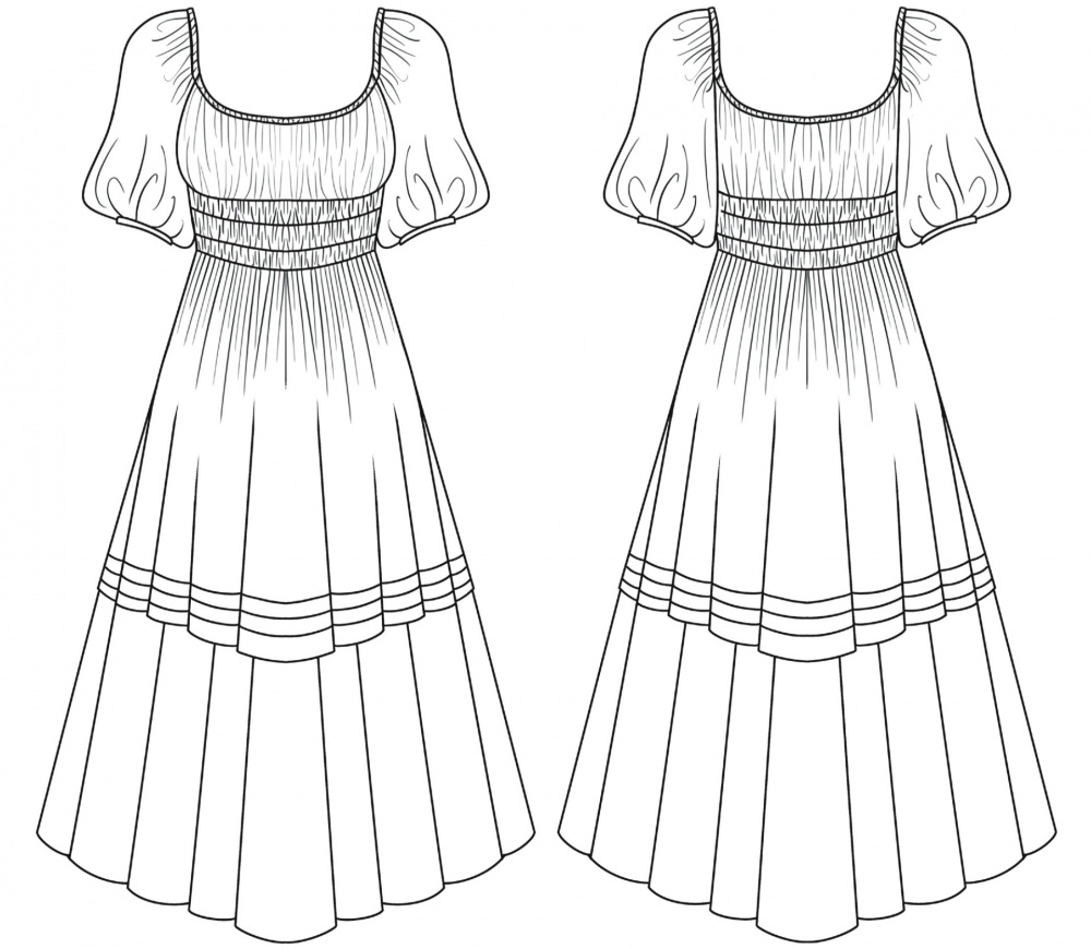 Как сшить платье с завышенной талией. Беззаботная коллекция «Лиза». Фото-мастер-класс фото