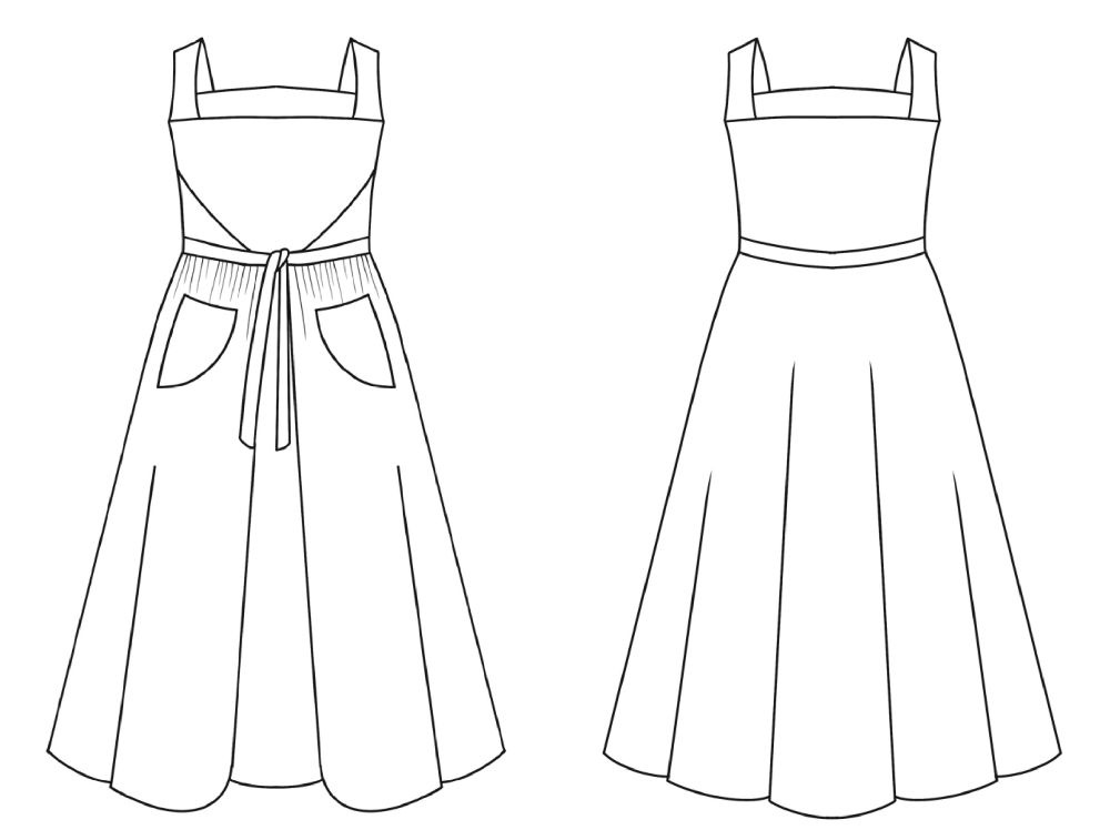 Выкройка детского сарафана. Беззаботная коллекция «Лиза» фото