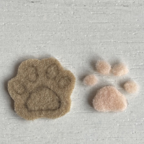 Аппликация «Лапка»: бесплатный мастер-класс для начинающих фото