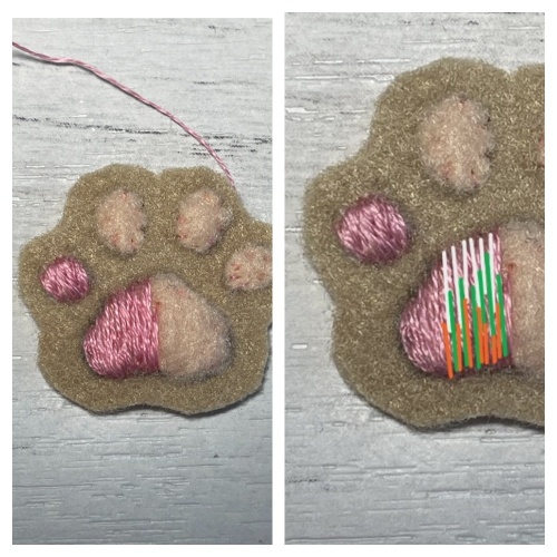 Аппликация «Лапка»: бесплатный мастер-класс для начинающих фото