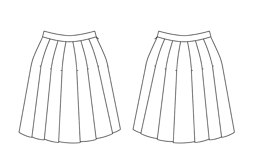 Как сшить юбку в складку. Классная коллекция «Сентябрь». Фото-мастер-класс фото