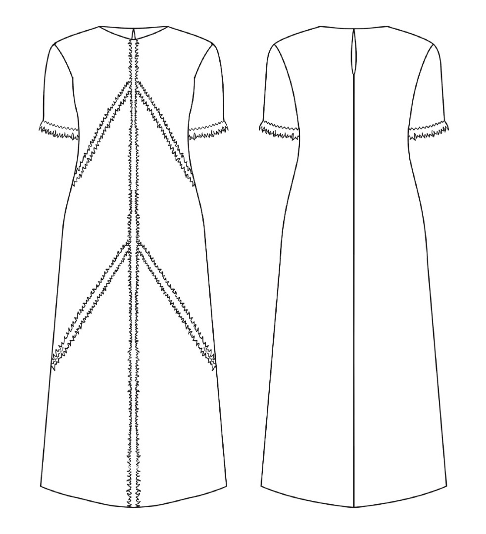 Выкройка платья. Классная коллекция «Сентябрь» фото
