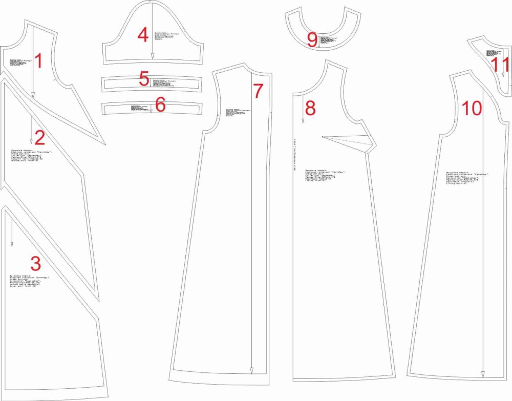 Выкройка платья. Классная коллекция «Сентябрь» фото