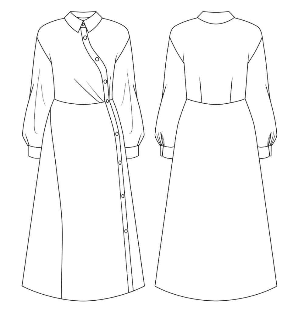 Как сшить платье-рубашку. Классная коллекция «Сентябрь». Фото-мастер-класс фото