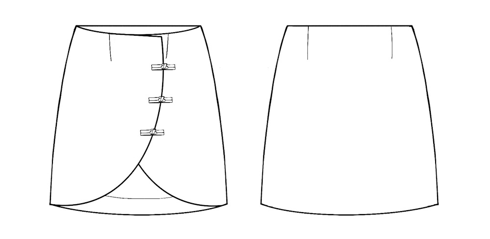 Как сшить юбку. Коллекция в азиатском стиле «Икигай». Фото-мастер-класс фото