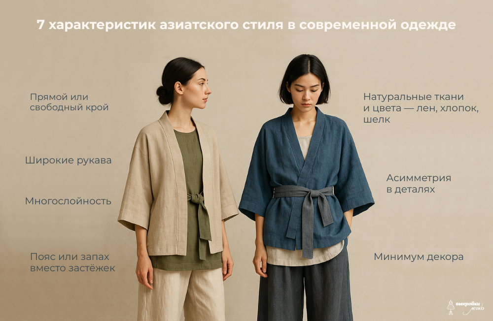 Азиатский стиль в одежде: гармония традиций и современности фото