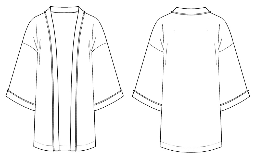 Как сшить кардиган. Коллекция в азиатском стиле «Икигай». Фото-мастер-класс фото