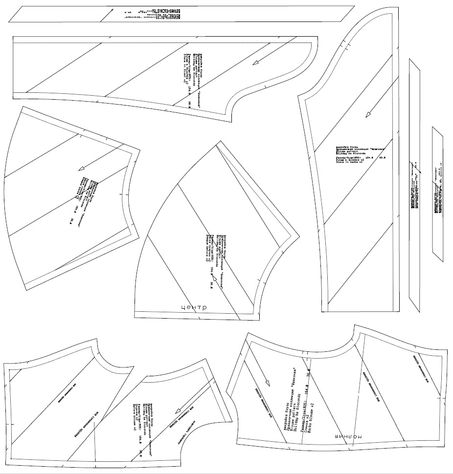 Выкройка блузы из кружева. Праздничная коллекция «Джоконда» фото