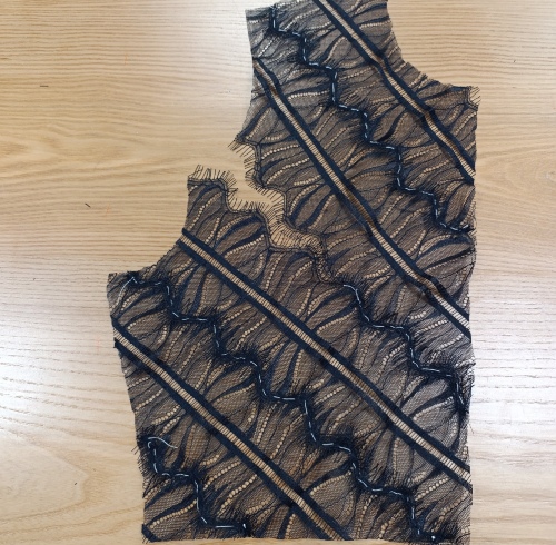 Выкройка блузы из кружева. Праздничная коллекция «Джоконда» фото