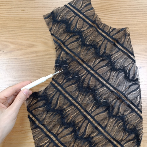 Выкройка блузы из кружева. Праздничная коллекция «Джоконда» фото