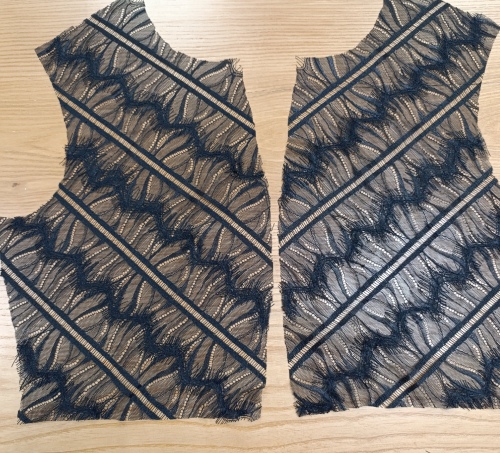 Выкройка блузы из кружева. Праздничная коллекция «Джоконда» фото