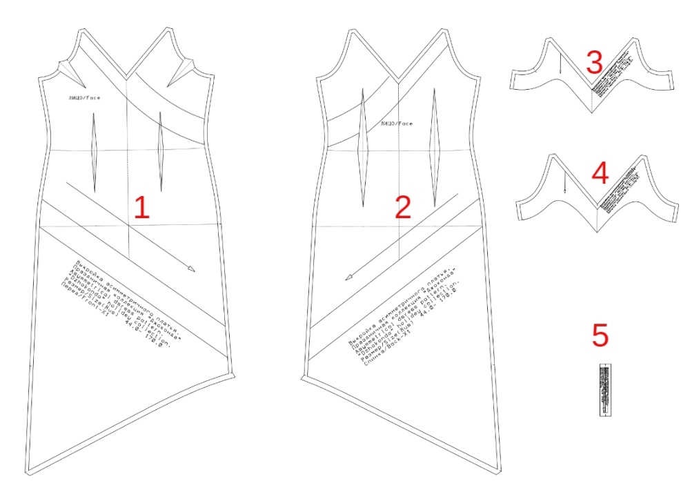 Как сшить асимметричное платье. Праздничная коллекция «Джоконда». Фото-мастер-класс фото