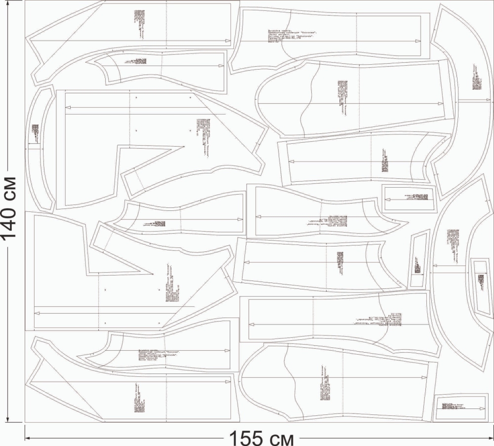 Выкройка жакета. Праздничная коллекция «Джоконда» фото