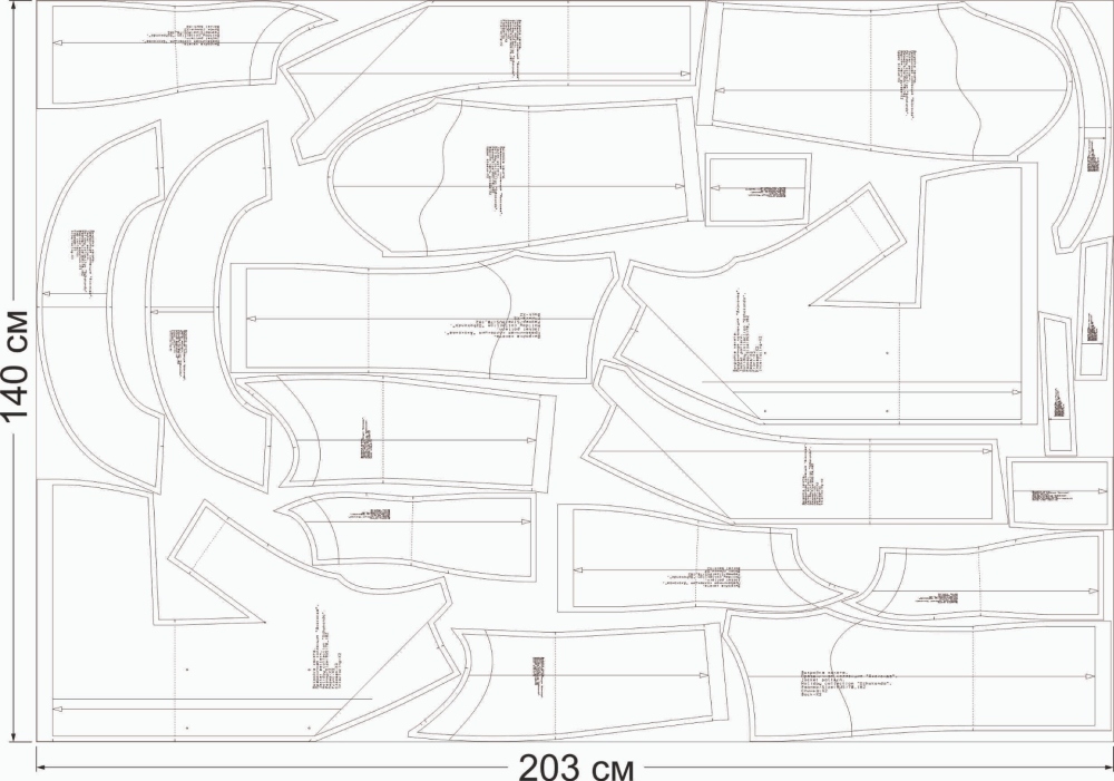 Выкройка жакета. Праздничная коллекция «Джоконда» фото