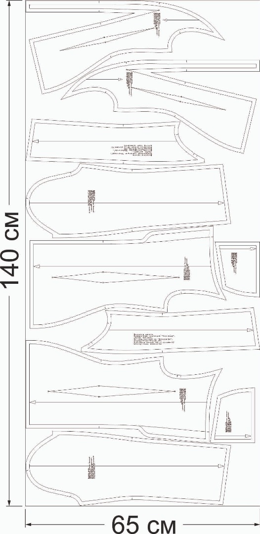 Выкройка жакета. Праздничная коллекция «Джоконда» фото