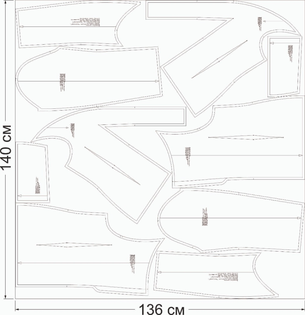 Выкройка жакета. Праздничная коллекция «Джоконда» фото