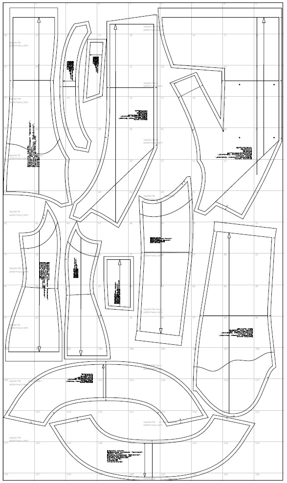 Выкройка жакета. Праздничная коллекция «Джоконда» фото