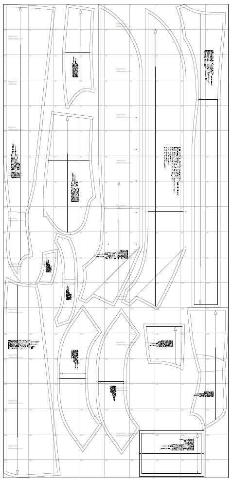Выкройка платья-жакета. Праздничная коллекция «Джоконда» фото